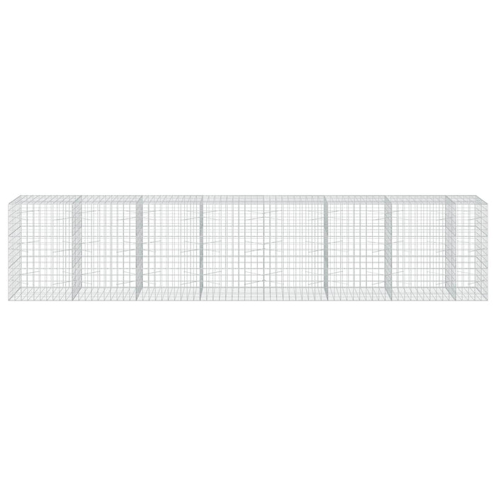 Gabion cu Fir de 3,5 mm și Plasă de 10x10 cm 750x100x150 cm - WALTI WALTI