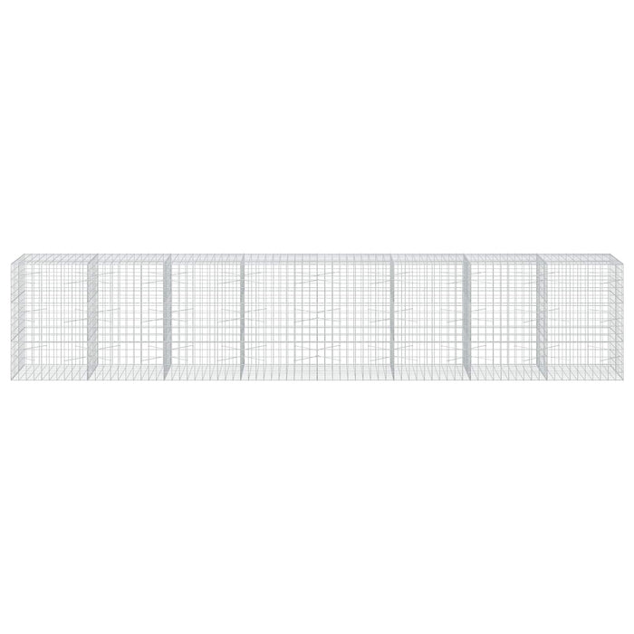 Gabion cu Fir de 3,5 mm și Plasă de 10x10 cm 800x100x150 cm WALTI