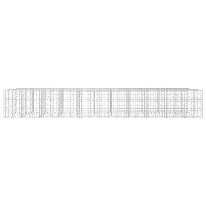 Gabion cu Fir de 3,5 mm și Plasă de 10x10 cm 1100x100x150 cm - WALTI WALTI