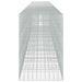 Gabion cu Fir de 3,5 mm și Plasă de 10x10 cm 1100x100x150 cm - WALTI WALTI