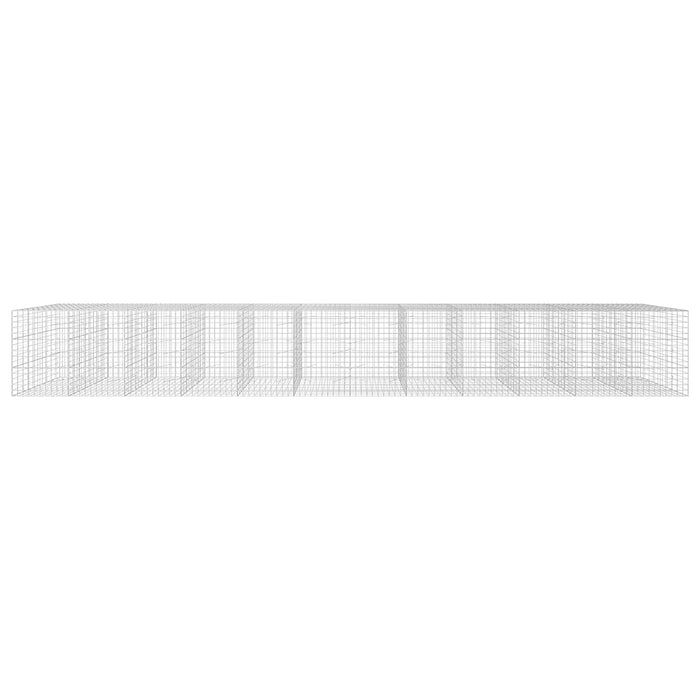 Gabion cu Fir de 3,5 mm și Plasă de 10x10 cm 1200x100x150 cm WALTI
