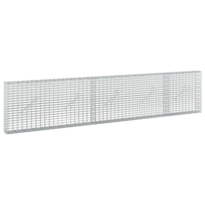 Gabion cu Fir de 5 mm și Plasă de 5x2,5 cm 250x10x50 cm WALTI