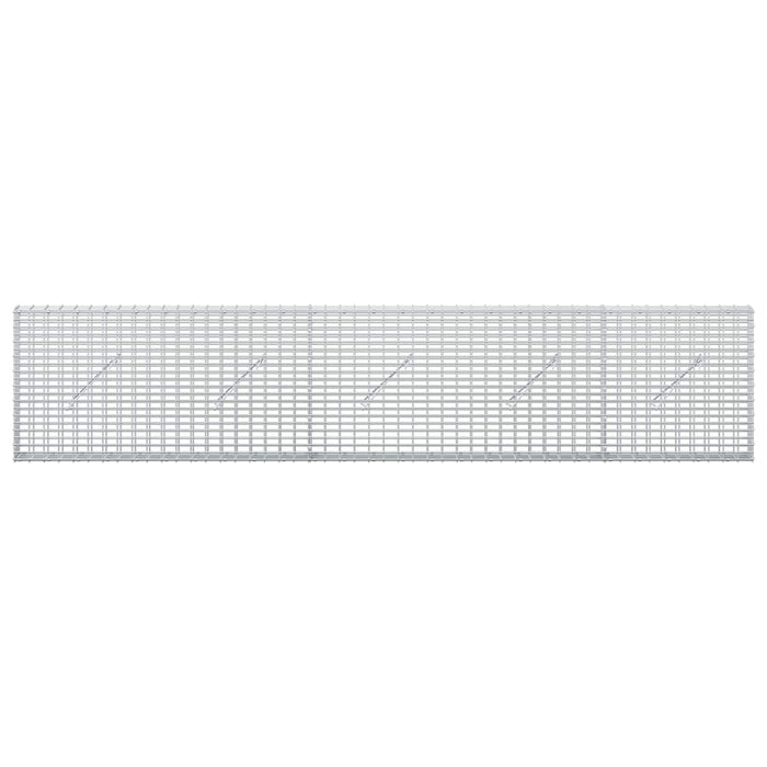 Gabion cu Fir de 5 mm și Plasă de 5x2,5 cm 250x10x50 cm WALTI
