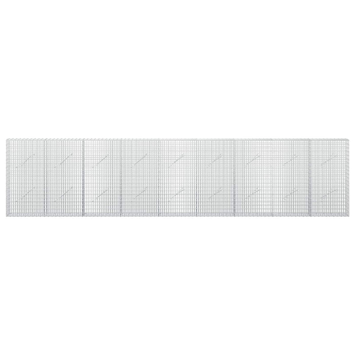 Gabion cu Fir de 5 mm și Plasă de 5x2,5 cm 450x10x100 cm WALTI