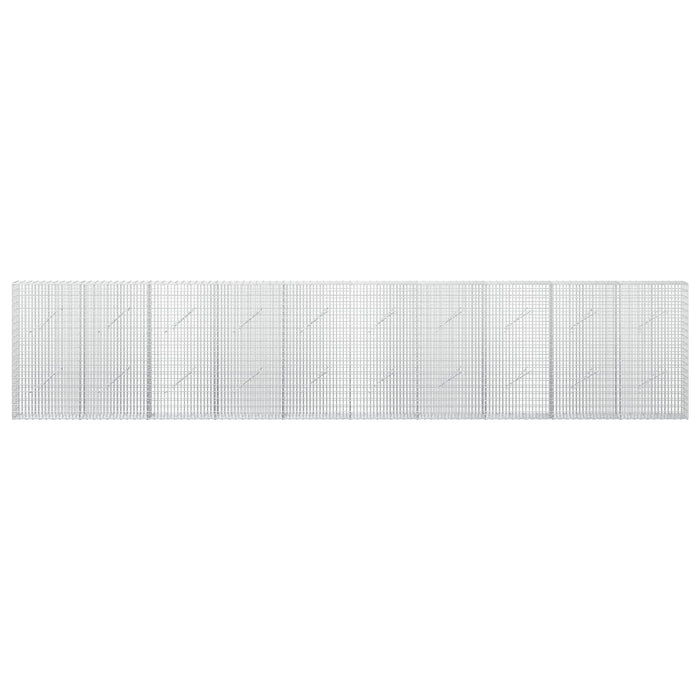Gabion cu Fir de 5 mm și Plasă de 5x2,5 cm 500x10x100 cm WALTI