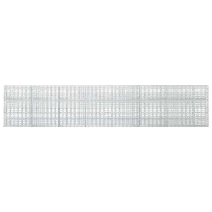 Gabion cu Fir de 5 mm și Plasă de 5x2,5 cm 750x10x150 cm - WALTI WALTI