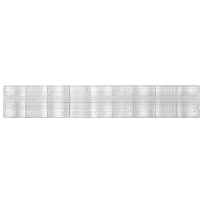 Gabion cu Fir de 5 mm și Plasă de 5x2,5 cm 900x10x150 cm - WALTI WALTI