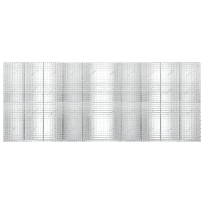 Gabion cu Fir de 5 mm și Plasă de 5x2,5 cm 500x10x200 cm WALTI