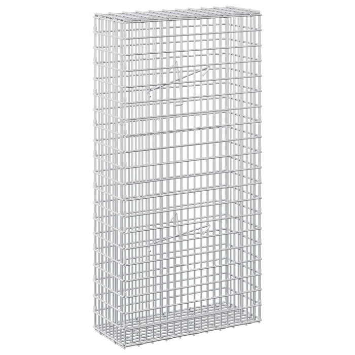 Gabion cu fir de 5 mm și plasă de 5x2,5 cm 50x20x100 cm WALTI