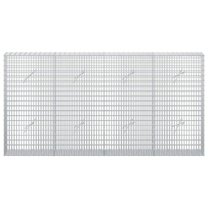 Gabion cu Fir de 5 mm și Plasă de 5x2,5 cm 200x20x100 cm - WALTI WALTI