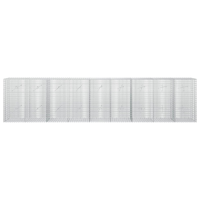 Gabion cu Fir de 5 mm și Plasă de 5x2,5 cm 450x20x100 cm WALTI