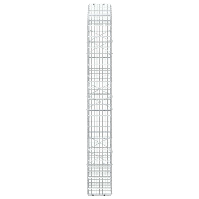 Gabion cu Fir de 5 mm și Plasă de 5x2,5 cm 100x20x150 cm WALTI