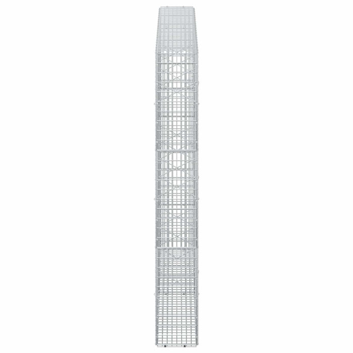 Gabion cu Fir de 5 mm și Plasă de 5x2,5 cm 200x20x150 cm WALTI