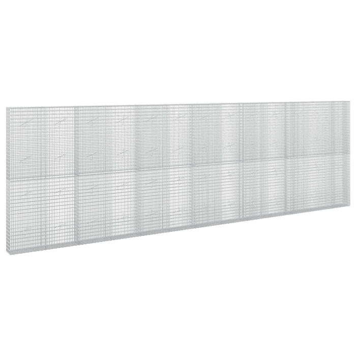 Gabion cu Fir de 5 mm și Plasă de 5x2,5 cm 650x20x200 cm - WALTI WALTI