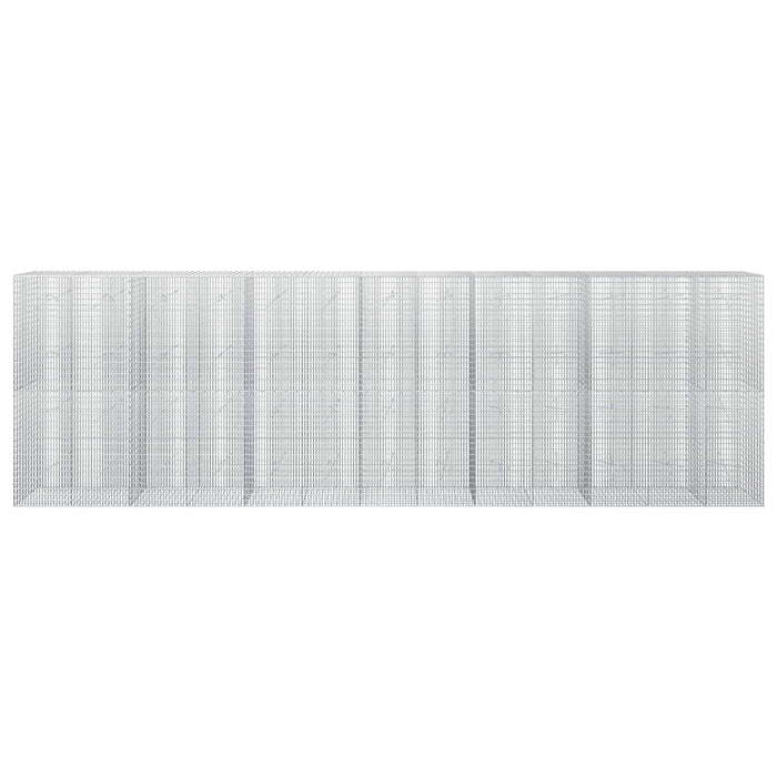 Gabion cu Fir de 5 mm și Plasă de 5x2,5 cm 650x20x200 cm - WALTI WALTI