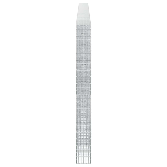 Gabion cu Fir de 5 mm și Plasă de 5x2,5 cm 650x20x200 cm - WALTI WALTI