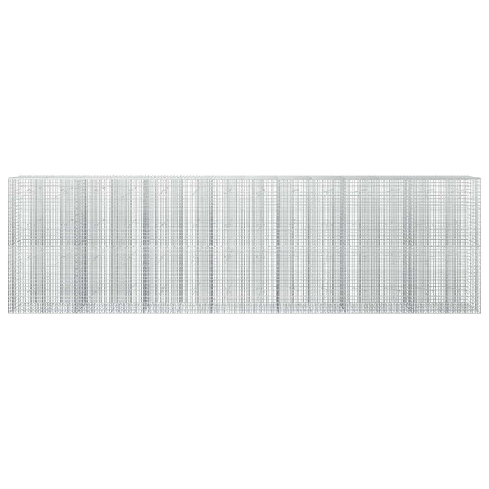 Gabion cu Fir de 5 mm și Plasă de 5x2,5 cm 700x20x200 cm - WALTI WALTI
