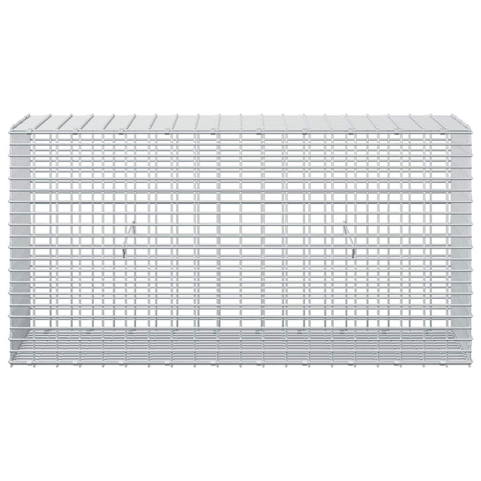 Gabion cu fir de 5 mm și plasă de 5x2,5 cm 100x30x50 cm WALTI