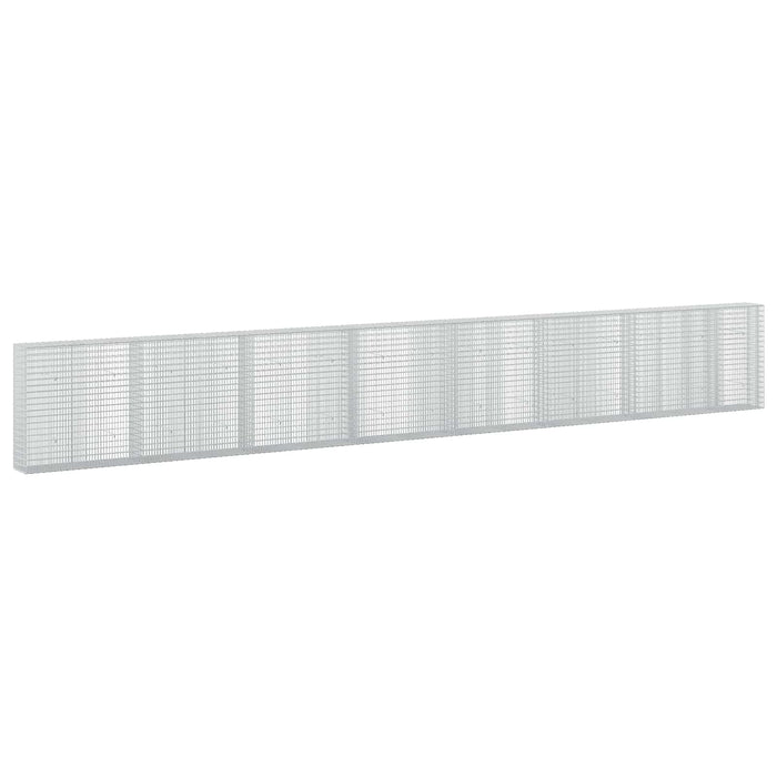 Gabion cu Fir de 5 mm și Plasă de 5x2,5 cm 750x30x100 cm - WALTI WALTI