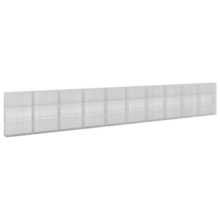 Gabion cu Fir de 5 mm și Plasă de 5x2,5 cm 1000x30x150 cm WALTI