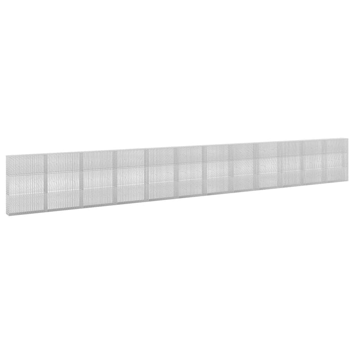 Gabion cu Fir de 5 mm și Plasă de 5x2,5 cm 1200x30x150 cm WALTI