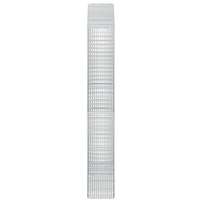 Gabion cu Fir de 5 mm și Plasă de 5x2,5 cm 150x30x200 cm WALTI