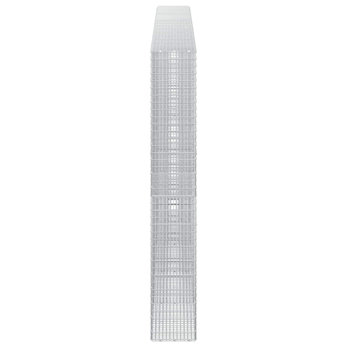 Gabion cu Fir de 5 mm și Plasă de 5x2,5 cm 450x30x200 cm WALTI
