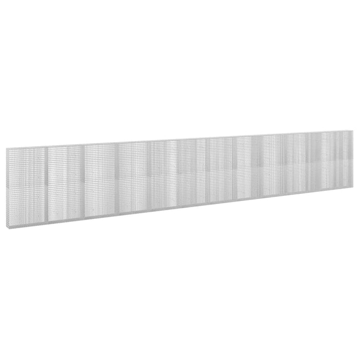 Gabion cu Fir de 5 mm și Plasă de 5x2,5 cm 1200x30x200 cm - WALTI WALTI