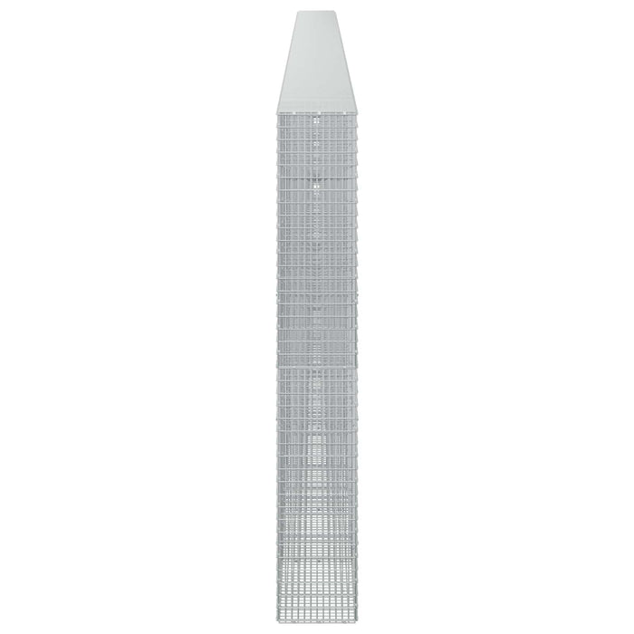 Gabion cu Fir de 5 mm și Plasă de 5x2,5 cm 1200x30x200 cm - WALTI WALTI