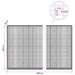 Gabion cu Fir de 5 mm și Plasă de 5x2,5 cm 1200x30x200 cm - WALTI WALTI
