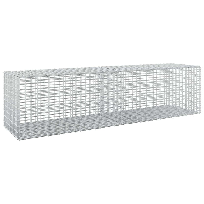 Gabion cu Fir de 5 mm și Plasă de 5x2,5 cm 200x50x50 cm - WALTI WALTI