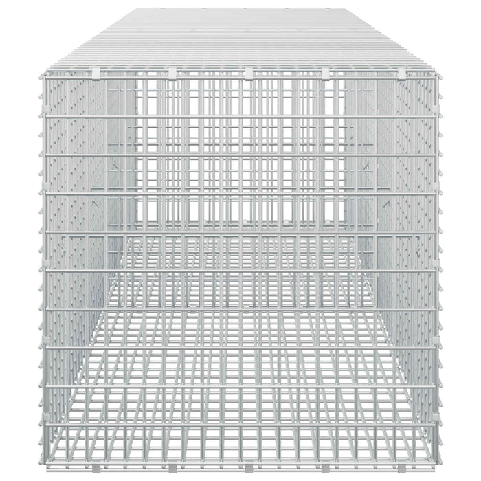 Gabion cu Fir de 5 mm și Plasă de 5x2,5 cm 200x50x50 cm - WALTI WALTI