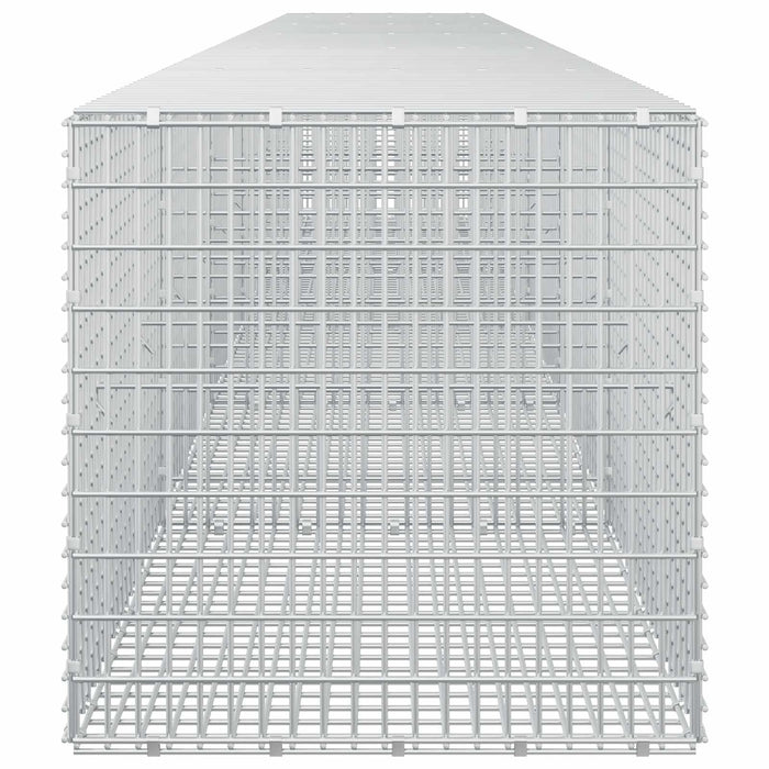 Gabion cu Fir de 5 mm și Plasă de 5x2,5 cm 550x50x50 cm - WALTI WALTI