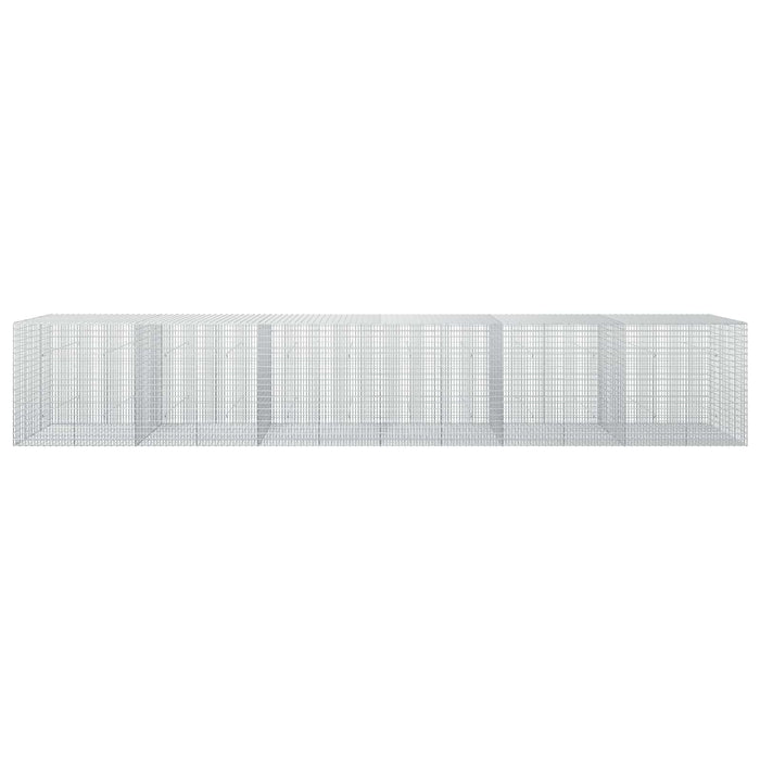 Gabion cu Fir de 5 mm și Plasă de 5x2,5 cm 600x50x100 cm WALTI