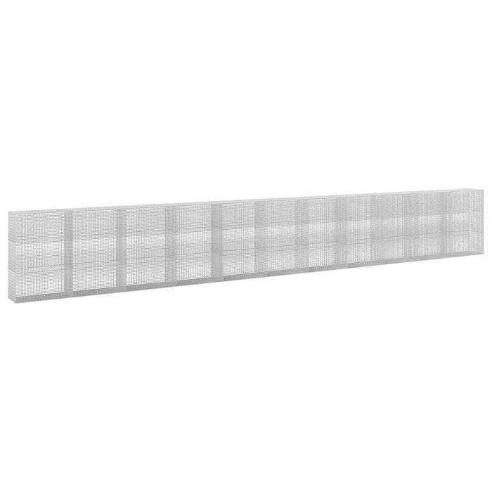 Gabion cu Fir de 5 mm și Plasă de 5x2,5 cm 1100x50x150 cm WALTI