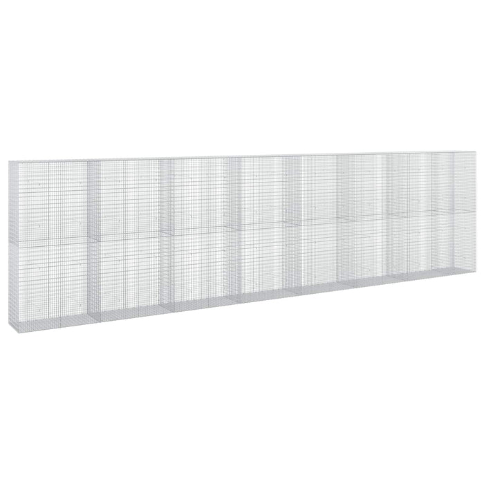 Gabion cu Fir de 5 mm și Plasă de 5x2,5 cm 750x50x200 cm - WALTI WALTI