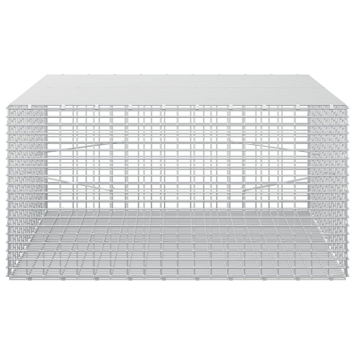 Gabion cu Fir de 5 mm și Plasă de 5x2,5 cm 100x100x50 cm WALTI