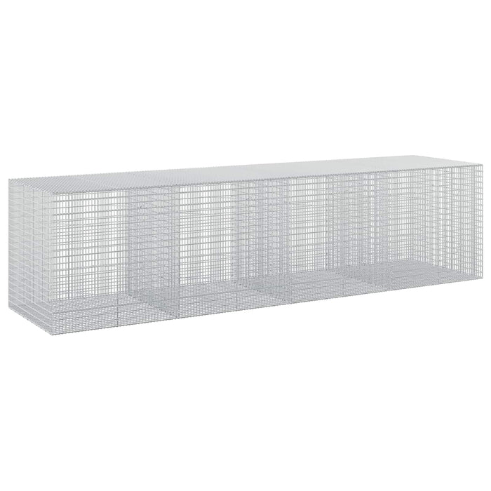 Gabion cu Fir de 5 mm și Plasă de 5x2,5 cm 400x100x100 cm WALTI