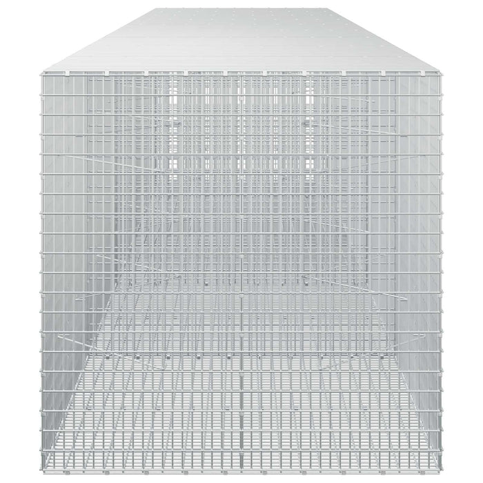 Gabion cu Fir de 5 mm și Plasă de 5x2,5 cm 450x100x100 cm - WALTI WALTI