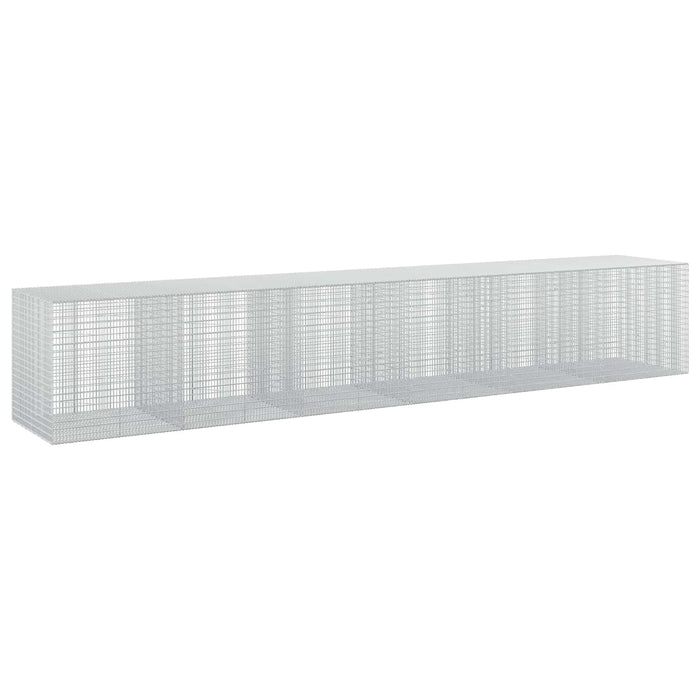 Gabion cu Fir de 5 mm și Plasă de 5x2,5 cm 600x100x100 cm - WALTI WALTI