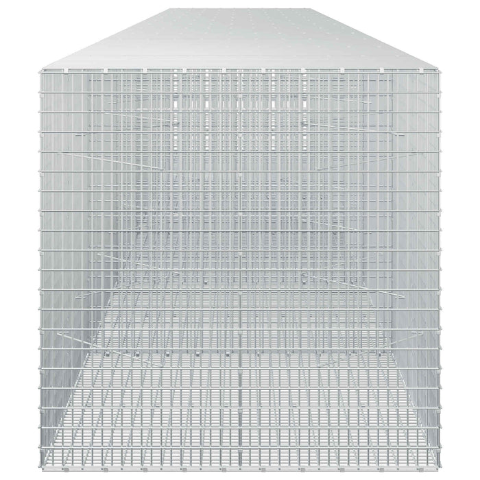 Gabion cu Fir de 5 mm și Plasă de 5x2,5 cm 600x100x100 cm - WALTI WALTI