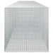 Gabion cu Fir de 5 mm și Plasă de 5x2,5 cm 600x100x100 cm - WALTI WALTI