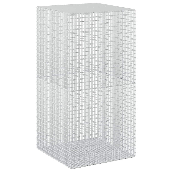 Gabion cu Fir de 5 mm și Plasă de 5x2,5 cm 100x100x200 cm WALTI
