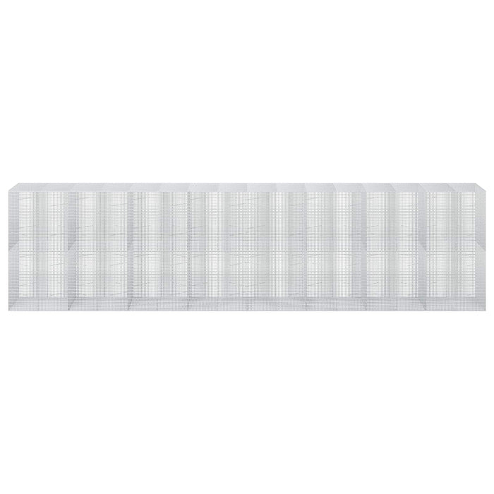 Gabion cu Fir de 5 mm și Plasă de 5x2,5 cm 800x100x200 cm - WALTI WALTI