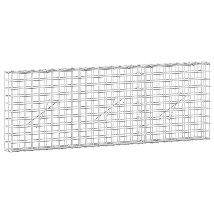 Gabion cu sârmă de 5 mm și plasă de 5x5 cm 150x10x50 cm WALTI