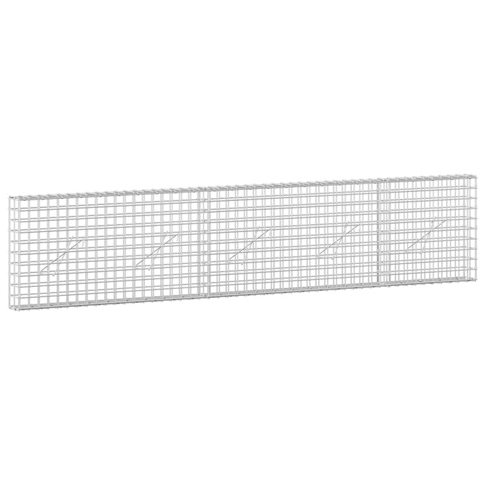 Gabion cu sârmă de 5 mm și plasă de 5x5 cm 250x10x50 cm WALTI
