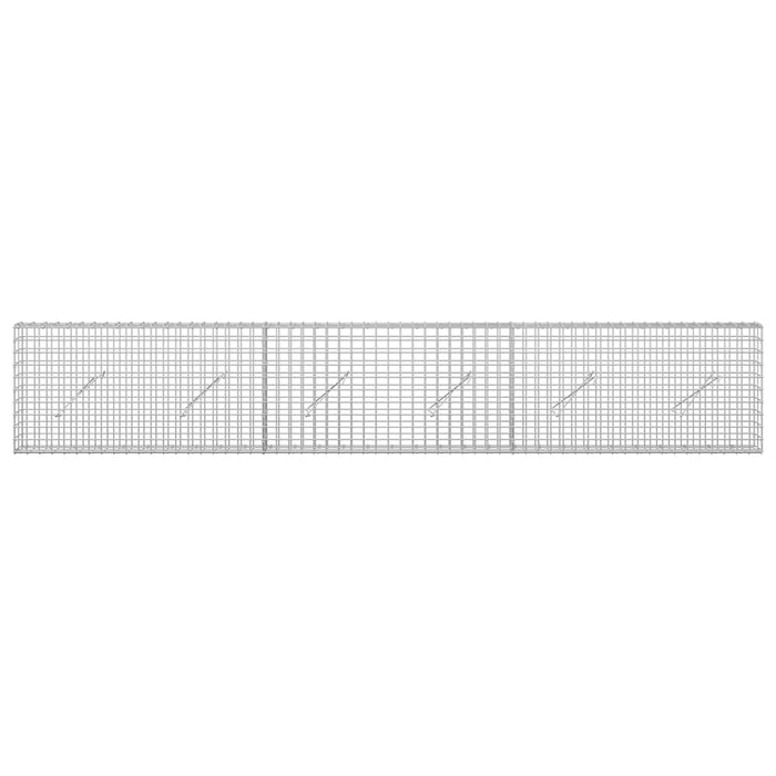 Gabion cu sârmă de 5 mm și plasă de 5x5 cm 300x10x50 cm WALTI