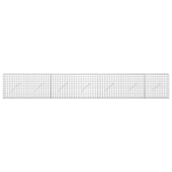 Gabion cu sârmă de 5 mm și plasă de 5x5 cm 350x10x50 cm WALTI