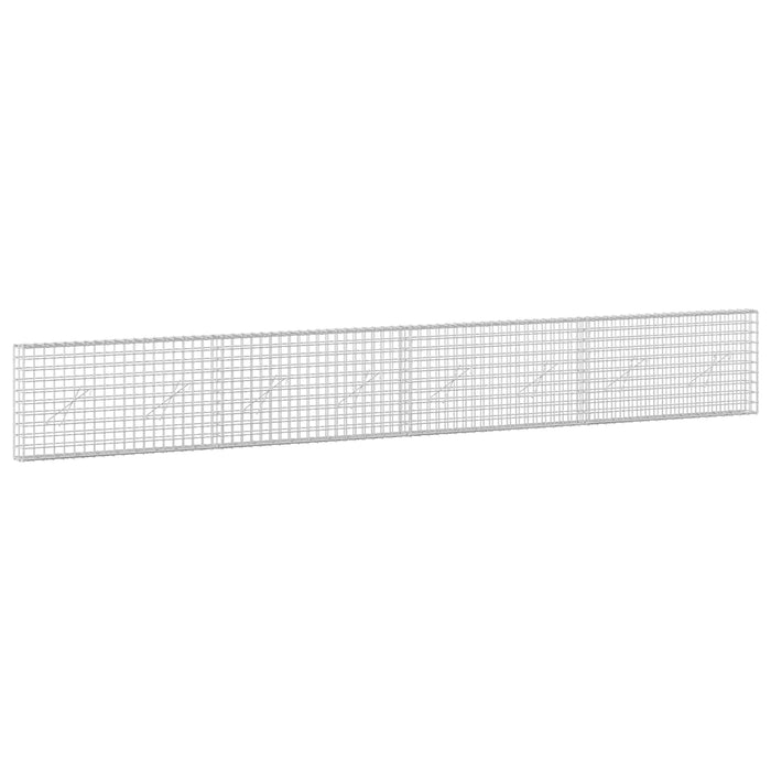 Gabion cu sârmă de 5 mm și plasă de 5x5 cm 400x10x50 cm WALTI