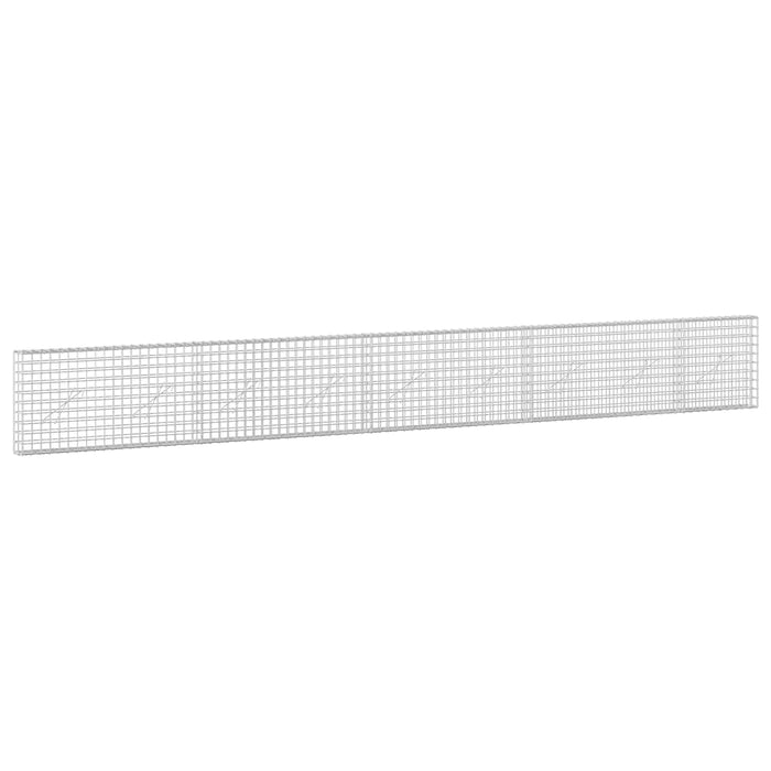 Gabion cu sârmă de 5 mm și plasă de 5x5 cm 450x10x50 cm WALTI